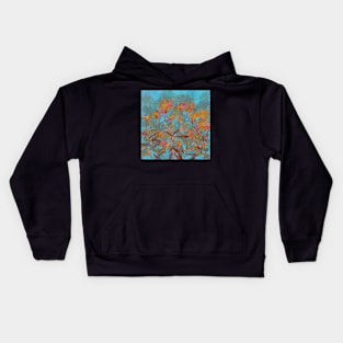 Fantasy Fall Flowers Kids Hoodie